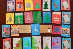 Kartki świąteczne dla pacjentów Powiatowego Szpitala w Pajęcznie