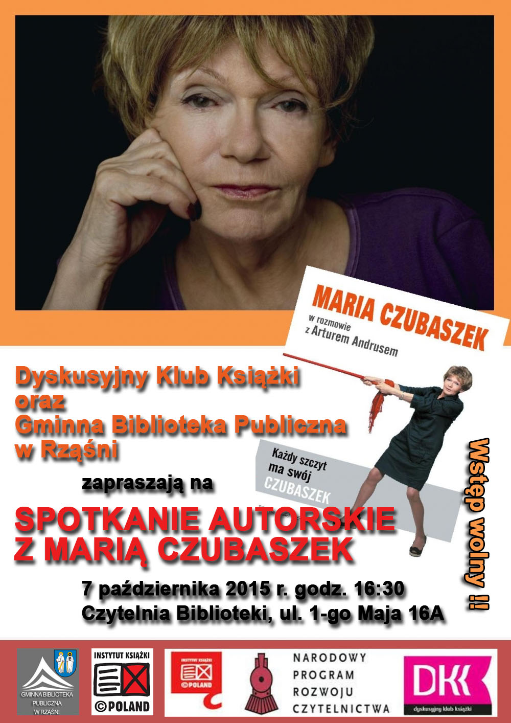 Spotkanie autorskie z Marią Czubaszek
