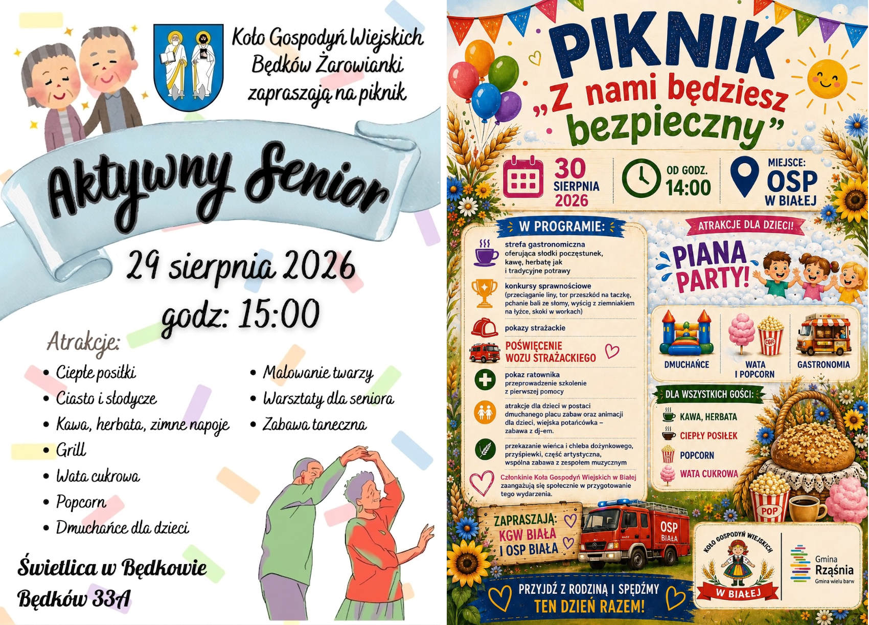 Pikniki w Będkowie i w Białej