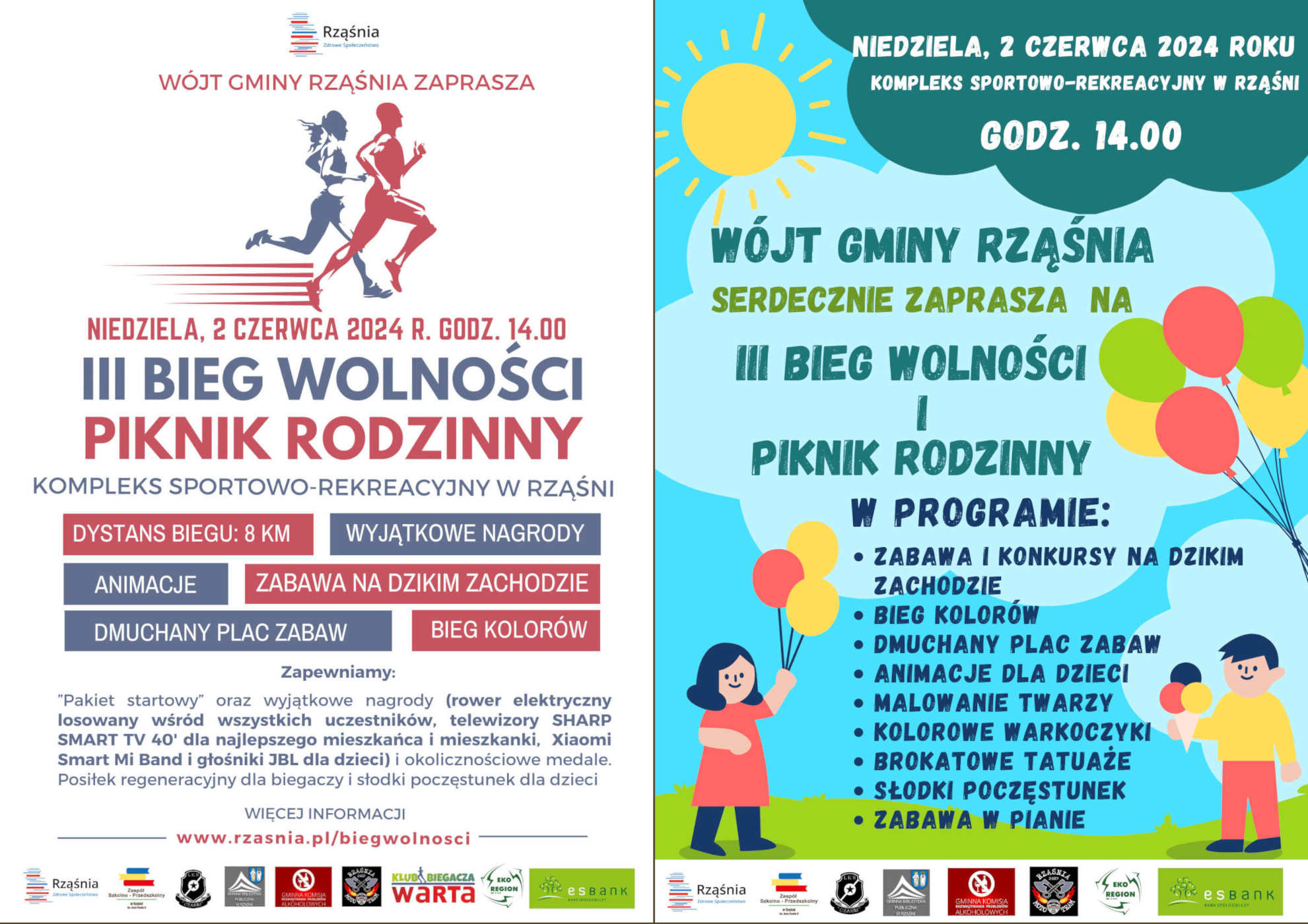 Już w niedzielę Bieg Wolności i Piknik Rodzinny