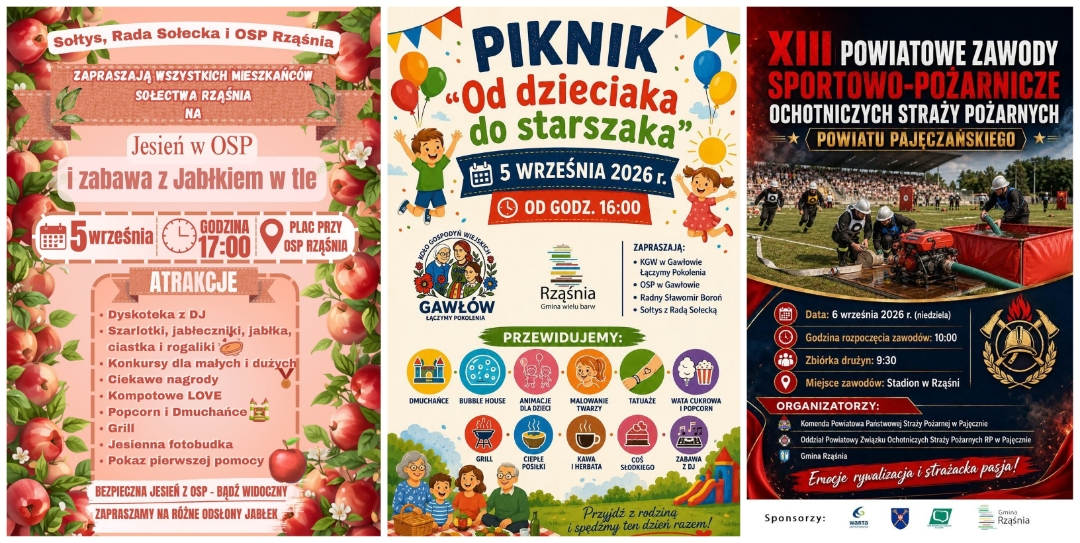 Imprezy - 5 i 6 września 2026