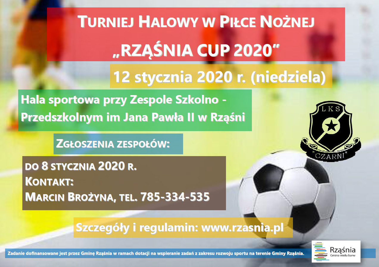 Turniej piłki halowej "Rząśnia Cup 2020"