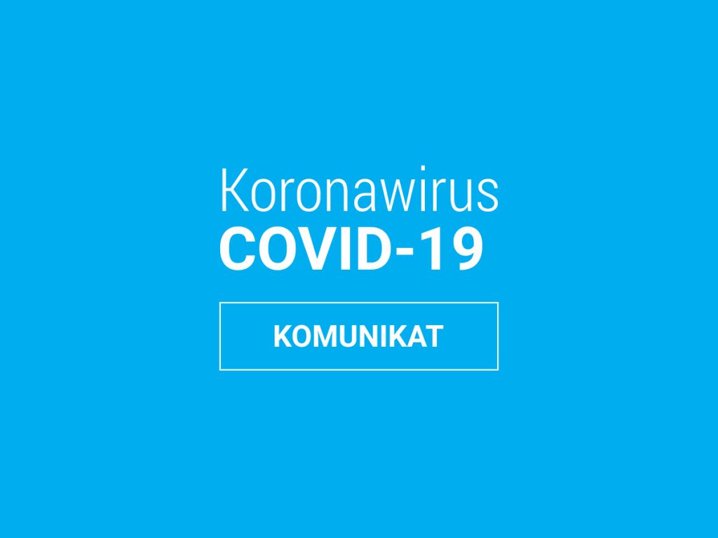 Koronawirus COVID-19 - komunikat