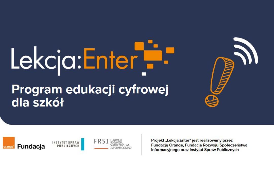 Projekt edukacyjny ,Lekcja:Enter" w szkole w Rząśni
