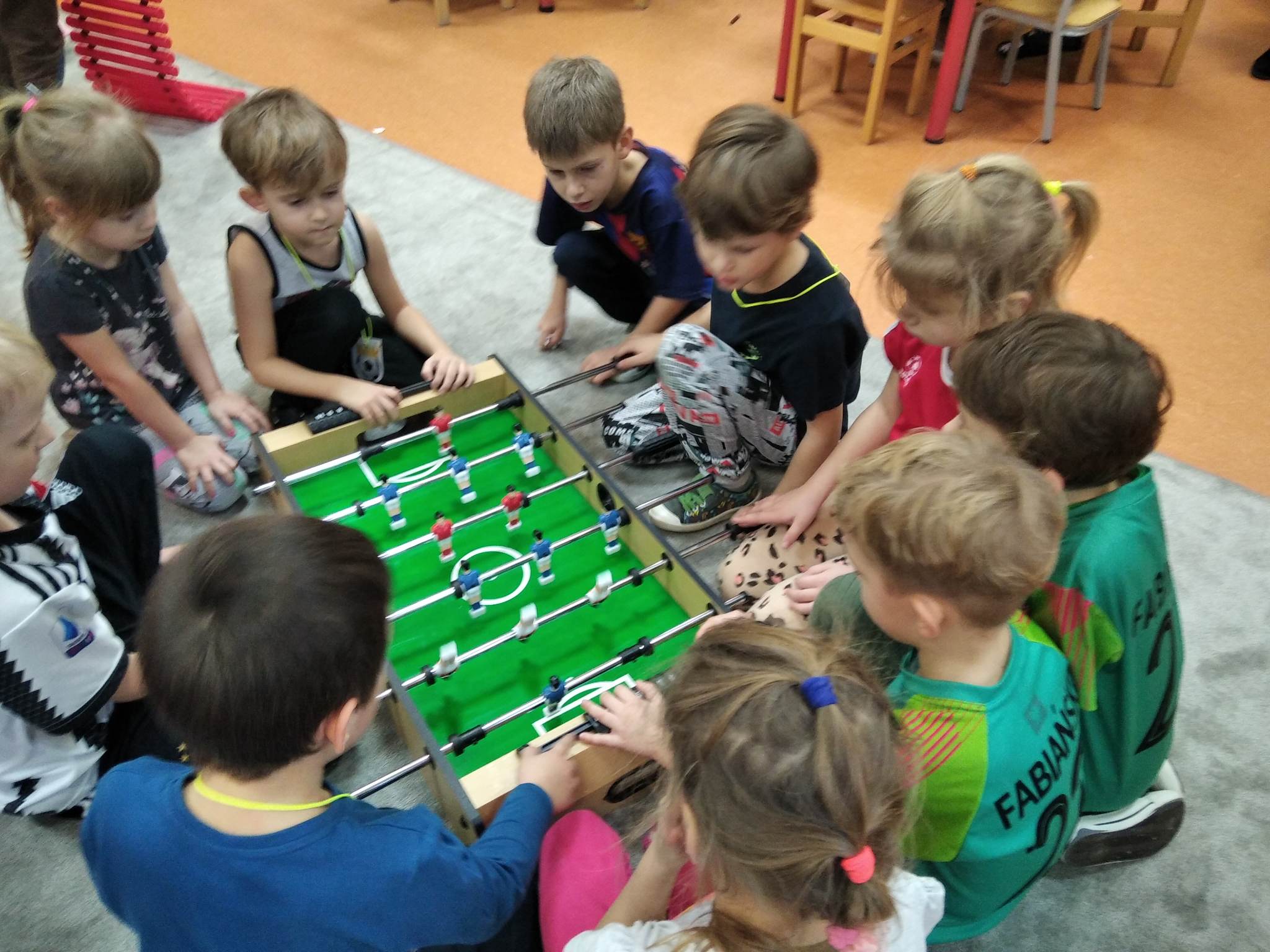 "Dzień piłki nożnej" w przedszkolu w Rząśni