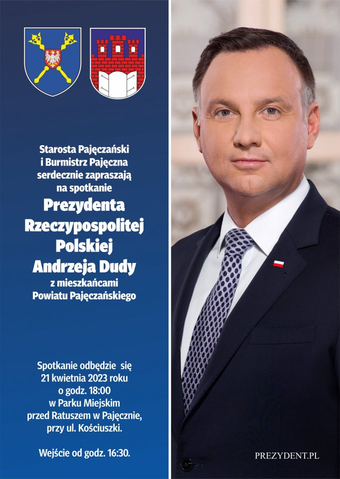 Spotkanie Prezydenta Rzeczypospolitej Polskiej Andrzeja Dudy z mieszkańcami Powiatu Pajęczańskiego
