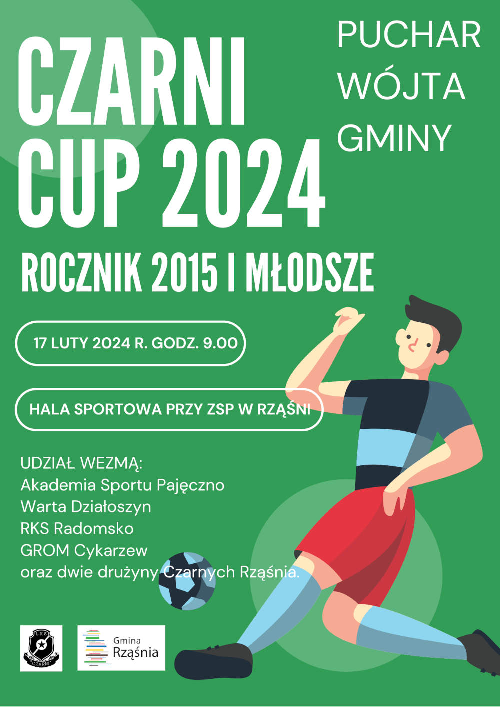 Turniej piłki nożnej (roczniki 2025 i młodsze) CZARNI CUP 2024