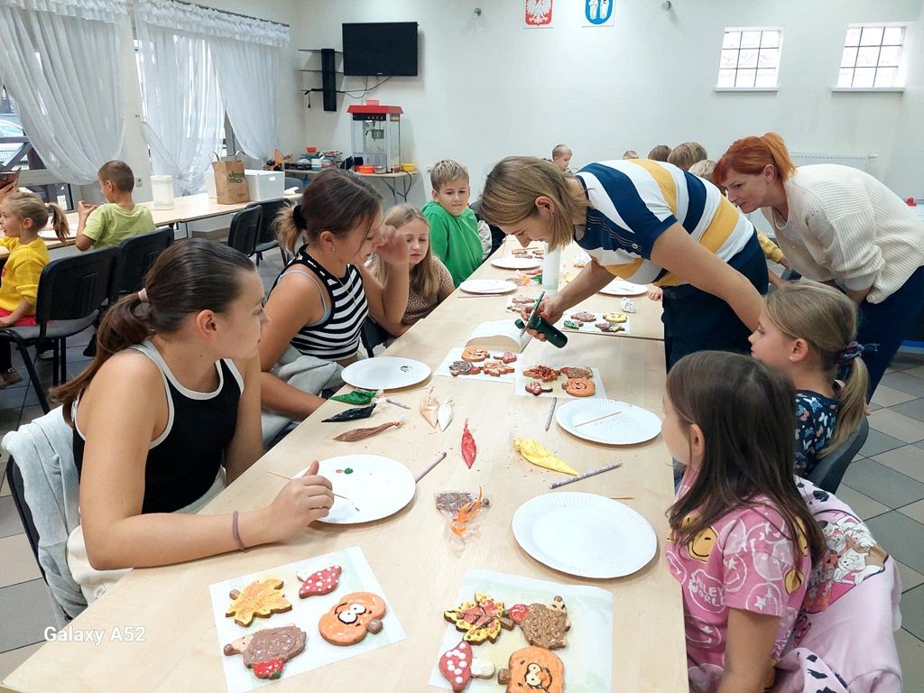 Warsztaty jesnienno-dyniowe w Bibliotece w Kodraniu