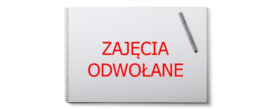 Odwołane zajęcia