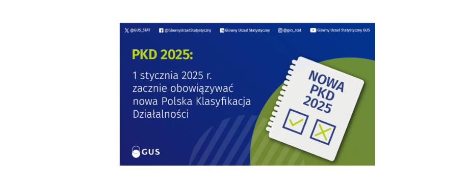 Nowa klasyfikacja PKD już od 1 stycznia 2025 r.