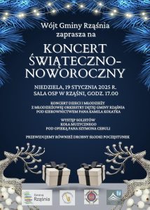 Zaproszenie na koncert świąteczno - noworoczny