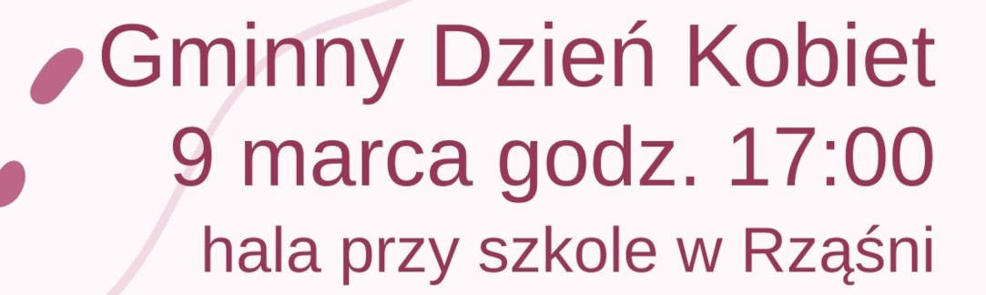 Gminny Dzień Kobiet. Zaproszenie