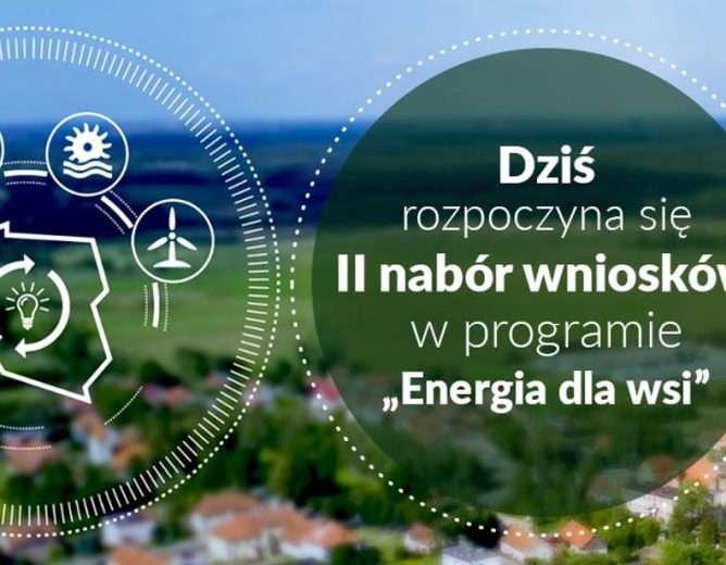 Program „Energia dla wsi” – nowy nabór