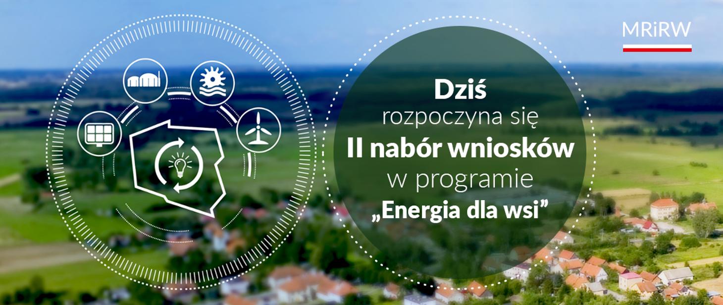 Program „Energia dla wsi” – nowy nabór