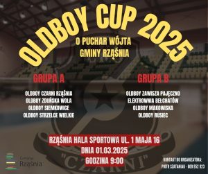 Oldboy Cup 2025 o Puchar Wójta Gminy Rząśnia