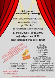 Sołectwo Rząśnia zaprasza do Filharmonii