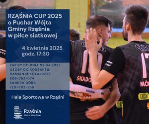 RZĄŚNIA CUP 2025 o Puchar Wójta Gminy Rząśnia w piłce siatkowej