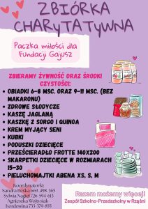 Paczka miłości dla Fundacji Gajusz