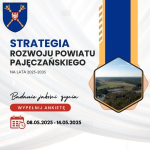 Powiat pajęczański rozpoczyna prace nad strategią rozwoju – zapraszamy Mieszkańców do udziału w badaniu