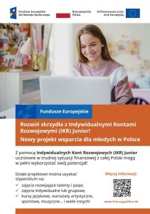 Indywidualne Konta Rozwojowe (IKR) Junior | Trwa nabór wniosków