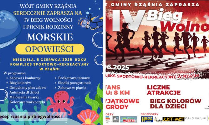 Już w niedzielę Bieg Wolności połączony z Piknikiem Rodzinnym