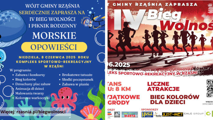 Już w niedzielę Bieg Wolności połączony z Piknikiem Rodzinnym