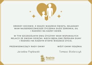Życzenia z okazji Dnia Ojca