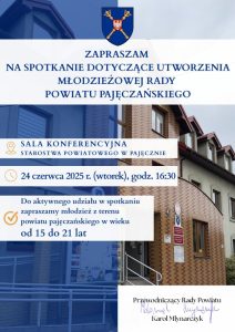 Spotkanie informacyjne dotyczące utworzenia Młodzieżowej Rady Powiatu Pajęczańskiego