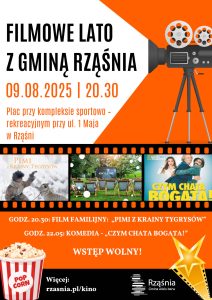 Filmowe lato z Gminą Rząśnia. Zaproszenie