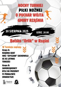 Zaproszenie na Nocny Turniej Piłki Nożnej