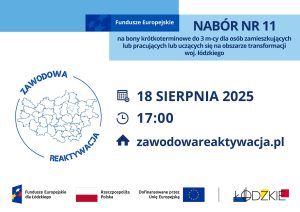 Jedenasty nabór w projekcie "Zawodowa reaktywacja"