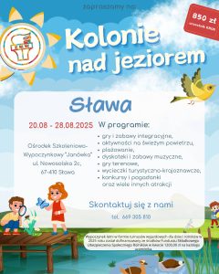 Kolonie nad jeziorem Sława