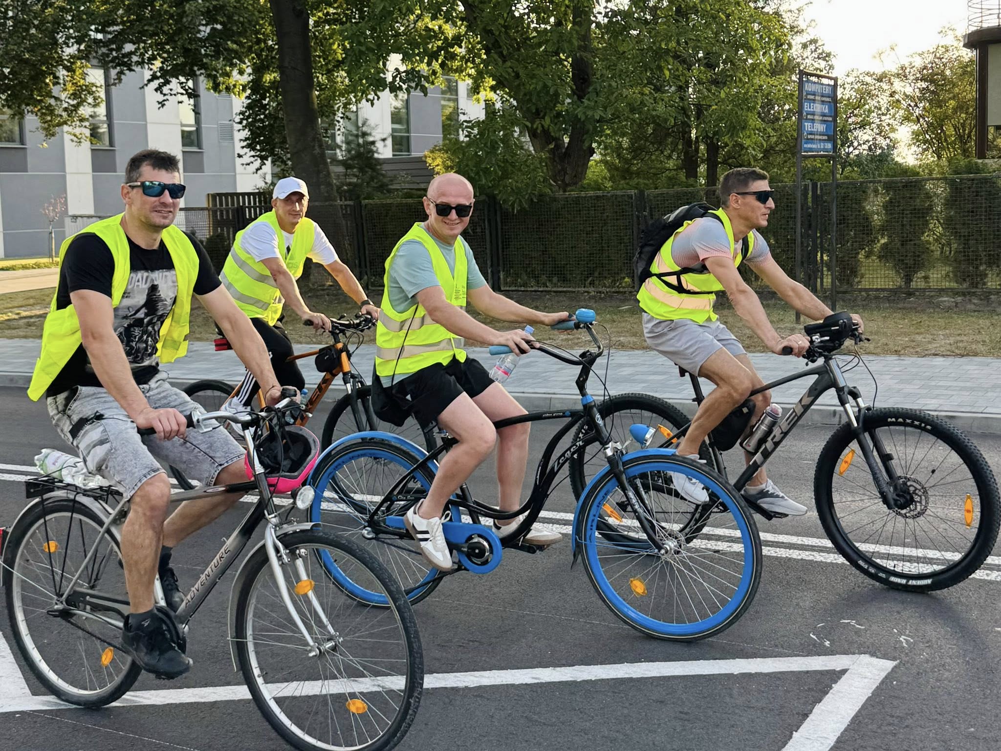 Relacja z piątkowej przejażdżki rowerowej
