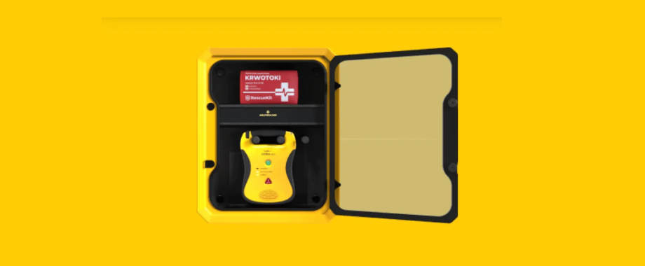 Defibrylator AED w Rząśni