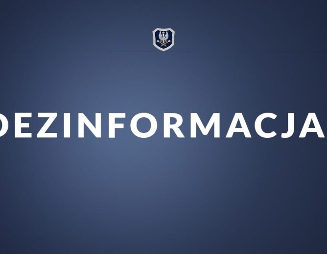 Bądź spokojny, ale świadomy. Uwaga na dezinformację!
