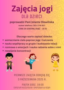Zajęcia jogi dla dzieci