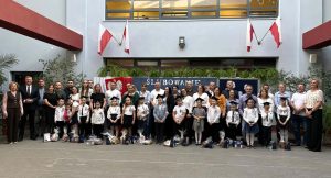 Ślubowanie pierwszoklasistów w Białej