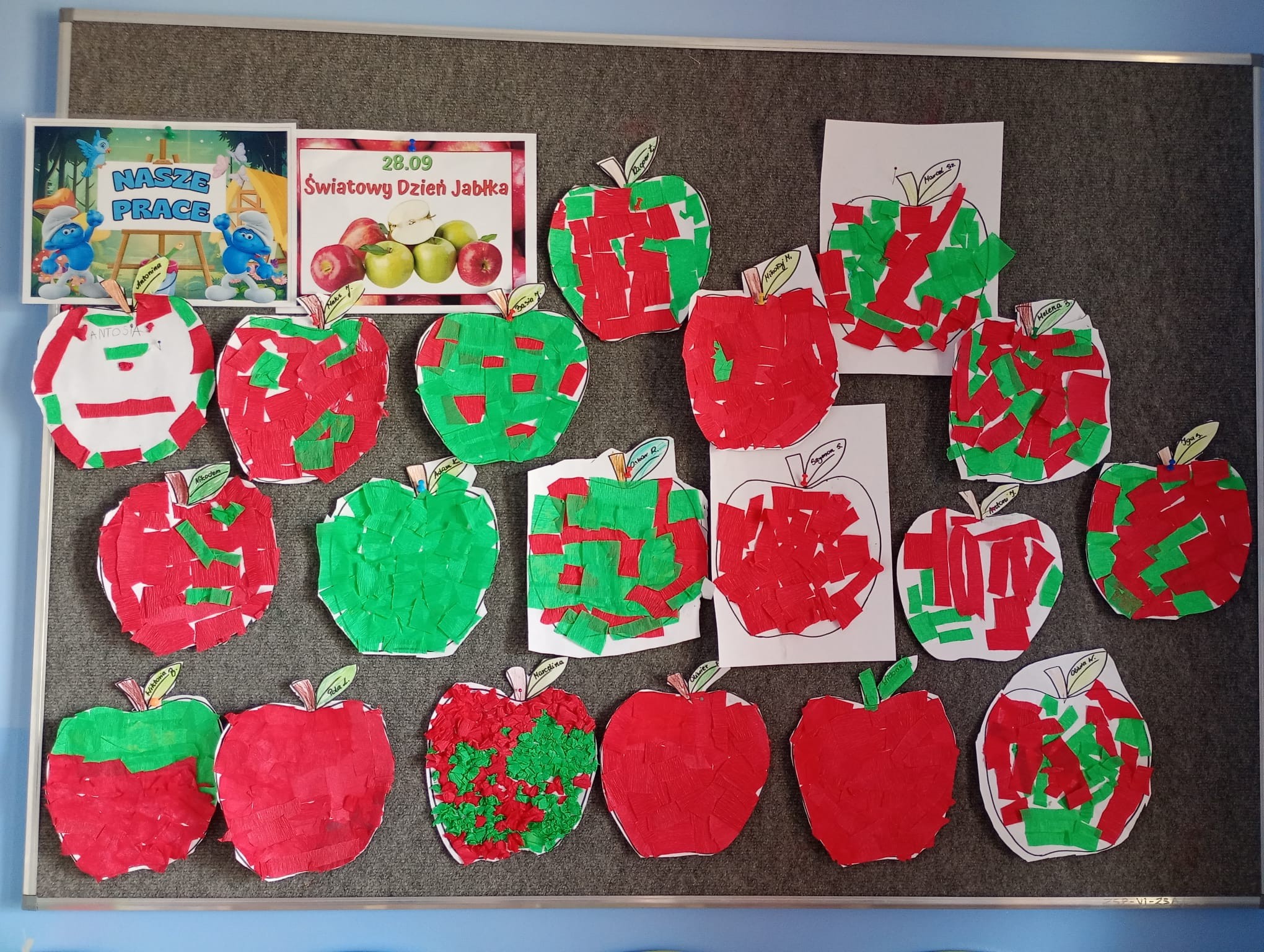 Dzień Jabłka w przedszkolu w Rząśni