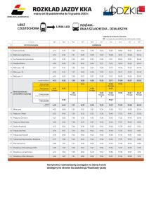 Od 26 października nowy rozkład na stacji Biała Szlachecka