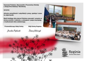 Życzenia z okazji Dnia Edukacji Narodowej