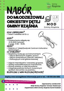 Nabór do Młodzieżowej Orkiestry Dętej Gminy Rząśnia