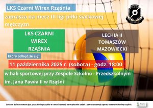 Zaproszenie na mecz III ligi siatkówki mężczyzn