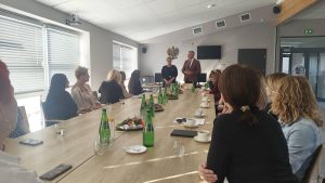 Spotkanie dot. projektu "CUŚ w powiecie pajęczańskim" w Rząśni