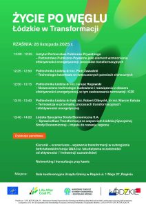 Bezpłatne spotkanie dla mieszkańców i przedsiębiorców "Życie po węglu" w Rząśni - 26.11.2025