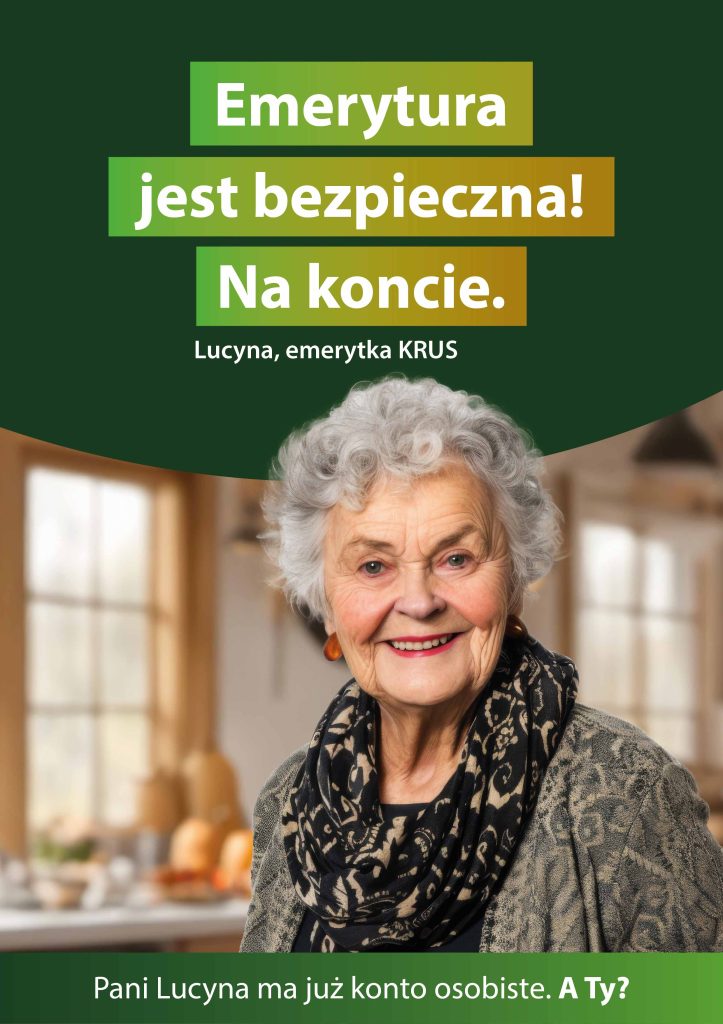 Emerytura bezpieczna na koncie. Nowa kampania informacyjna KRUS
