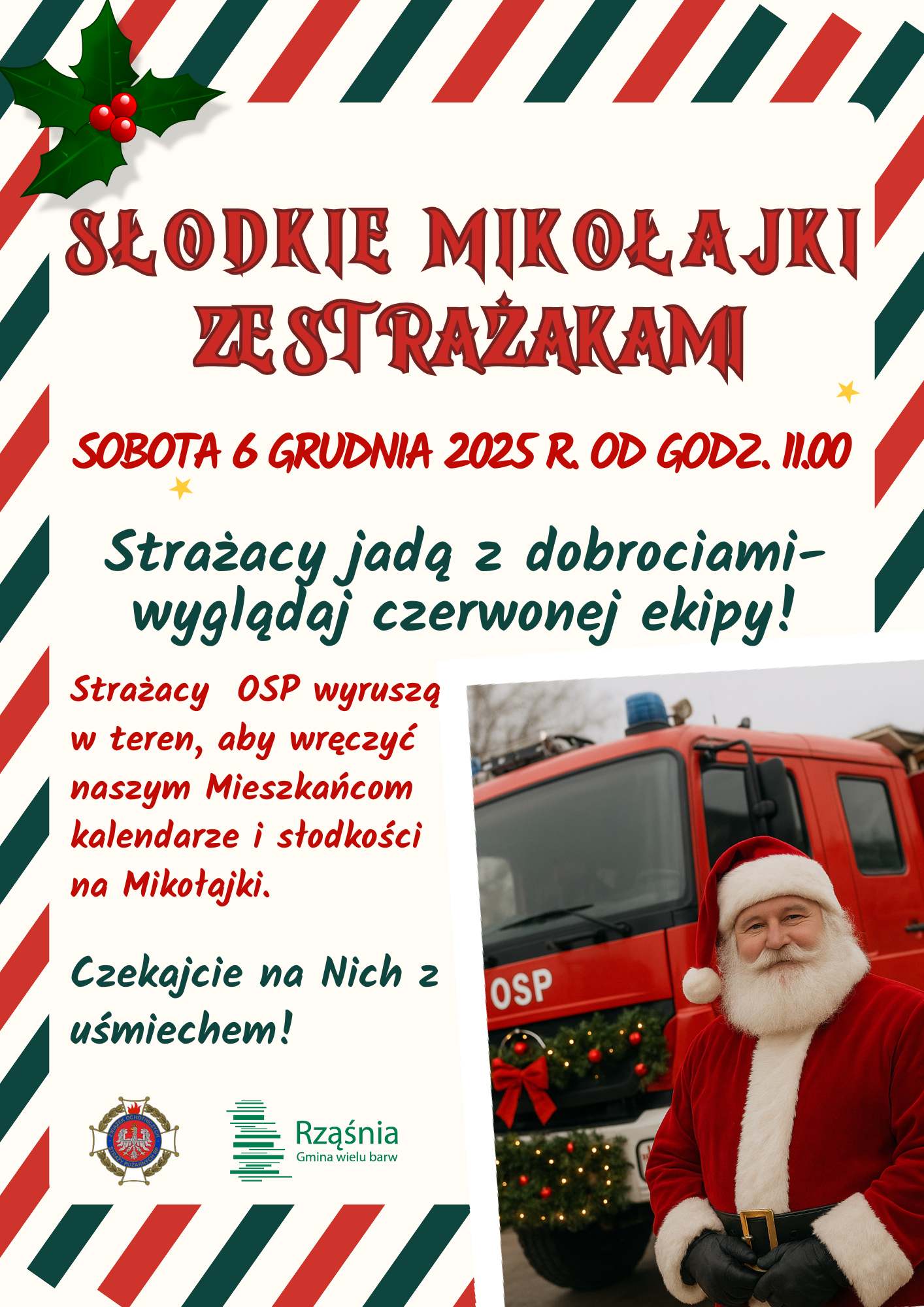 Słodkie Mikołajki ze Strażakami