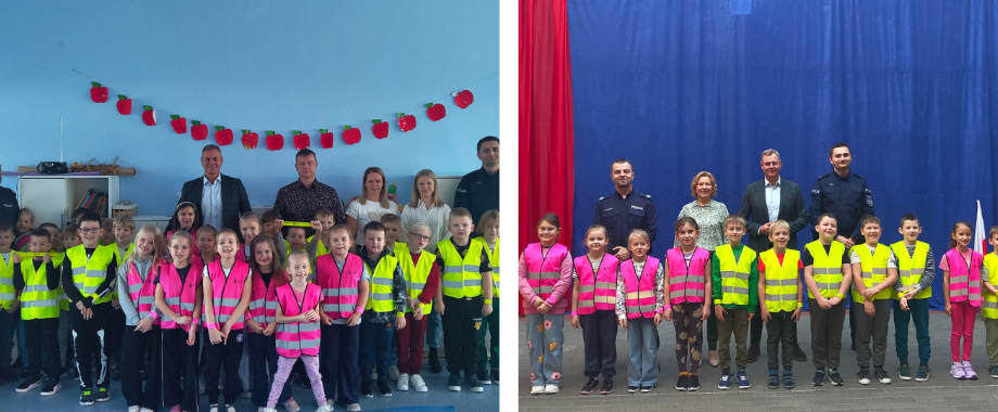 Akcja "Odblaskowy pierwszak" w naszych szkołach