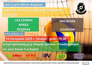 Zaproszenie na mecz III ligi siatkówki mężczyzn