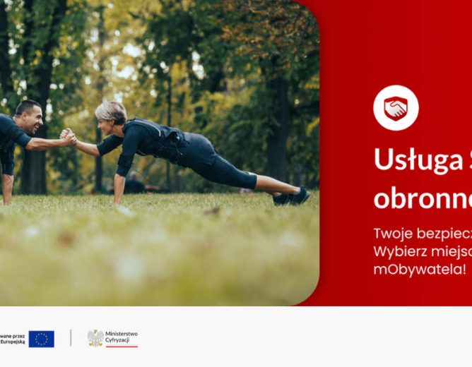 Zapisy na szkolenia obronne – nowa usługa w aplikacji mObywatel