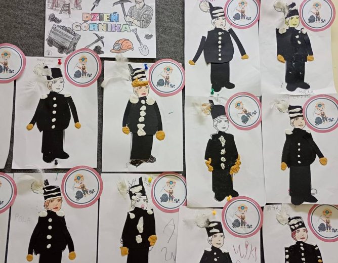 Wizyta Górnika w ZSP w Rząśni